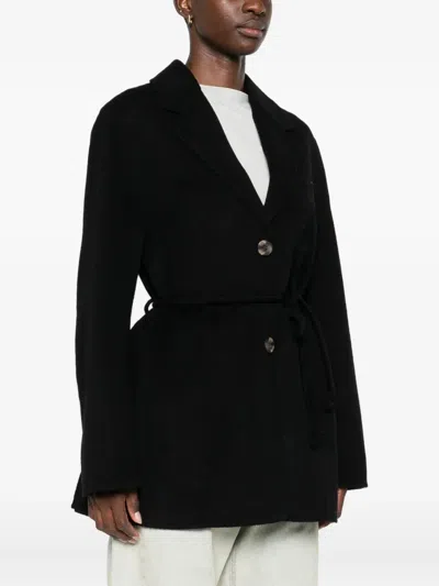 By Malene Birger Hellen Single-breasted Wool Blazer In Black