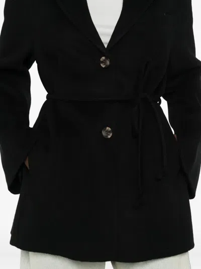 By Malene Birger Hellen Single-breasted Wool Blazer In Black