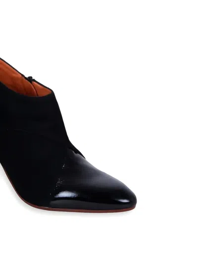 Chie Mihara 75mm Etika Tortoise Heel Boots In Black