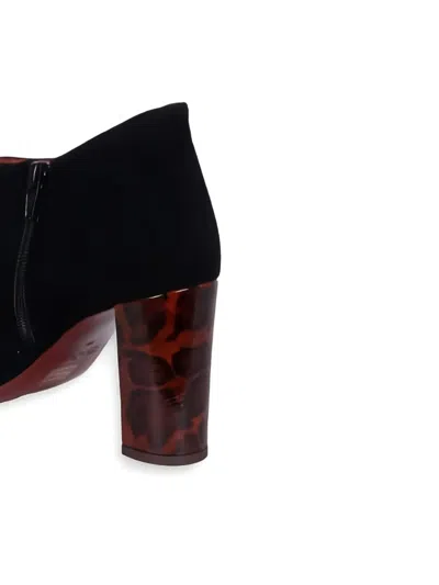 Chie Mihara 75mm Etika Tortoise Heel Boots In Black