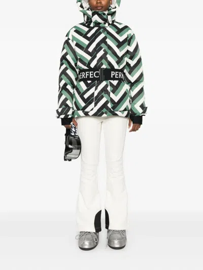 Perfect Moment Cortina Down Parka Jacket Xl In Green