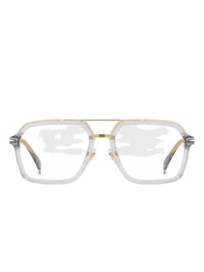 Eyewear By David Beckham Square-frame Glasses In White