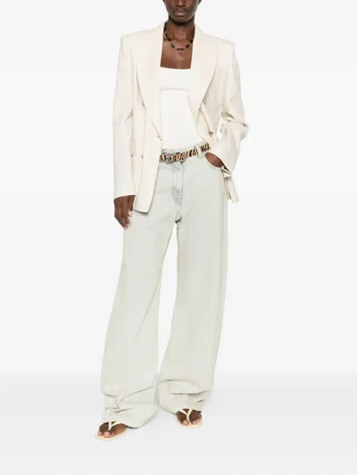 Etro Double-breasted Blazer In Neutral