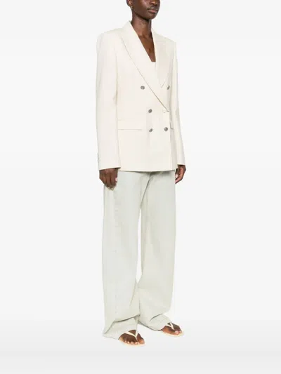 Etro Double-breasted Blazer In Neutral
