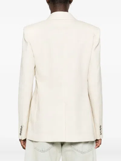 Etro Double-breasted Blazer In Neutral