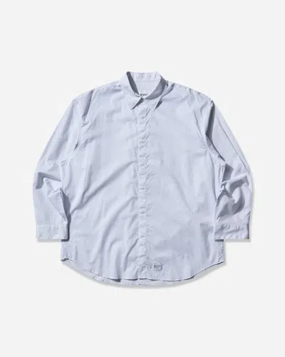 Wtaps Men S Repo 02 Longsleeve Shirt In Blue