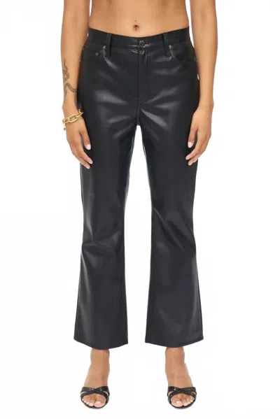 Pistola Lennon High-rise Cropped Boot Cut Jean In Slate Black In Black