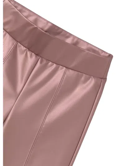 Mayoral Metallic-effect Leggings In Pink