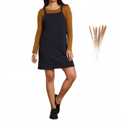 Known Supply Macy Dress In Black In Blue