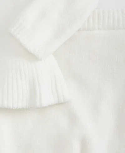 First Impressions Baby Girls Chenille Top & Pants, 2 Piece Set, Macy's Exclusive In White