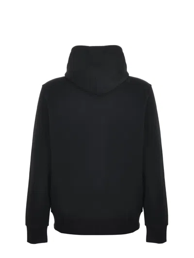 Polo Ralph Lauren Hooded Sweatshirt With Embroidered Pony In Black
