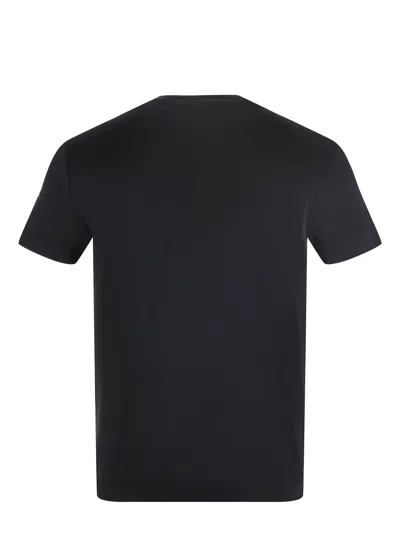 Polo Ralph Lauren Mens Fa25 Black Holiday Bear Bear-print Short-sleeve Cotton T-shirt In Black