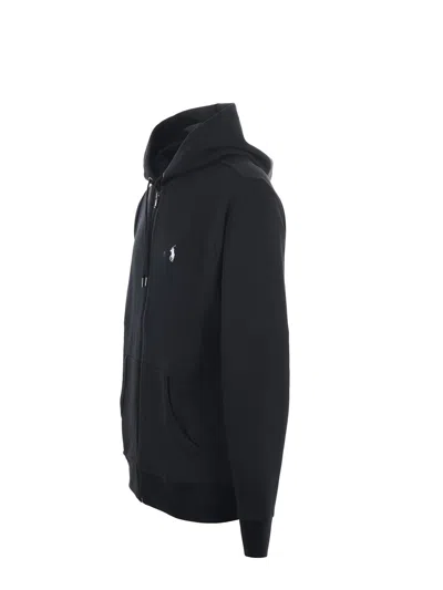 Polo Ralph Lauren Pony Hoodie In Black