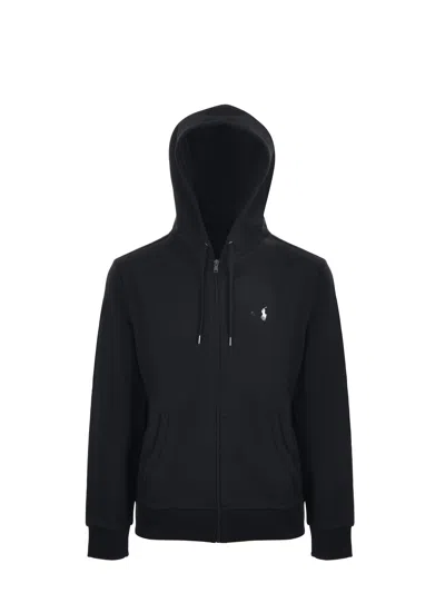 Polo Ralph Lauren Pony Hoodie In Black