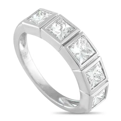 Lb Exclusive 18k White Gold 1.80ct Diamond Ring Alr-19903 In Silver