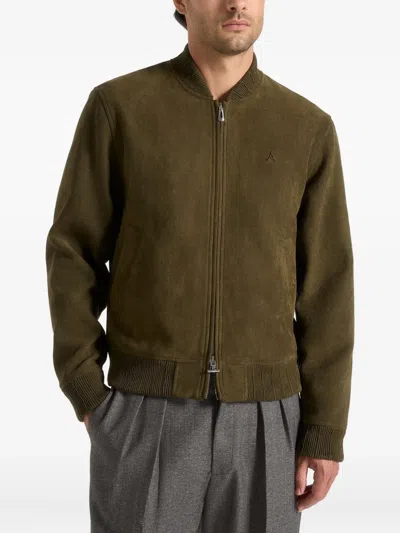 Manière De Voir Arsène Bomber Jacket In Green