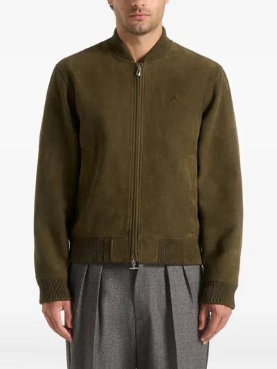 Manière De Voir Arsène Bomber Jacket In Green