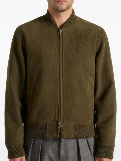 Manière De Voir Arsène Bomber Jacket In Green