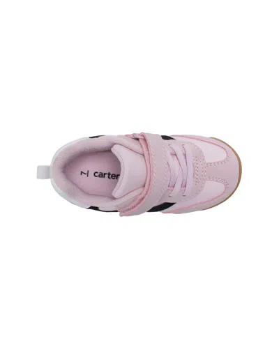 Carter's Girls 6t-12 Remi Hook And Loop Shoes In Pink