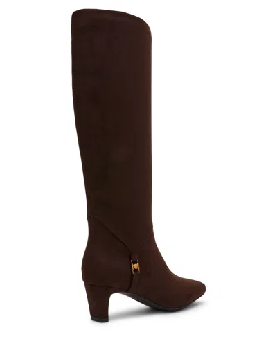 Anne Klein Women's Iverson Knee High Boots In Brown