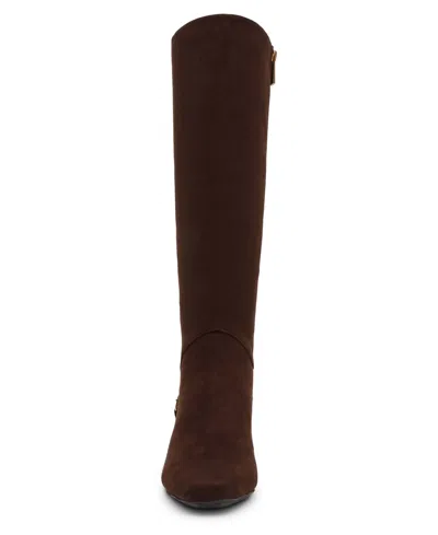 Anne Klein Women's Iverson Knee High Boots In Brown