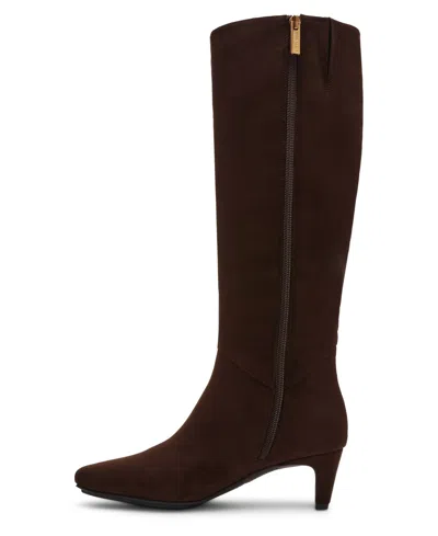 Anne Klein Women's Iverson Knee High Boots In Brown
