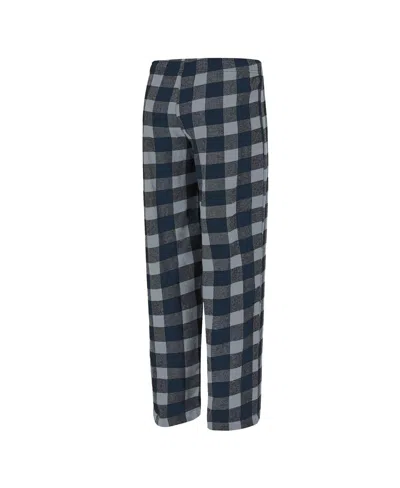 Concepts Sport Women's 2-piece Navy/gray Dallas Cowboys Avondale T-shirt And Pants Flannel Pj Set In Multi