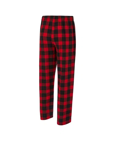 Concepts Sport Men's Red/black Kansas City Chiefs Avondale T-shirt Flannel Pants Set In Multi