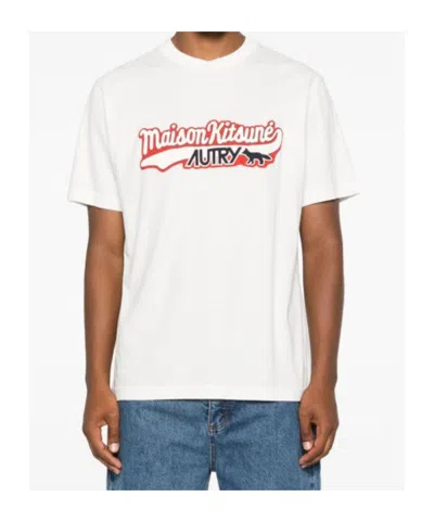 Autry Logo Printed T-shirt In White