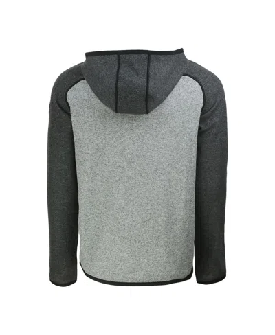 Cutter & Buck Men's Heather Charcoal/heather Gray Baltimore Orioles Mainsail Full-zip Hooded Jacket In Gray