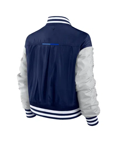 Fanatics Women's College Navy Seattle Seahawks Elements Wave Full-snap Jacket In Blue