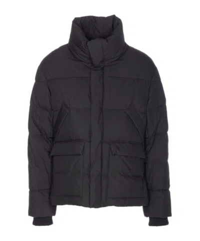 Tatras High Neck Quilted Jacket Pockets In Black