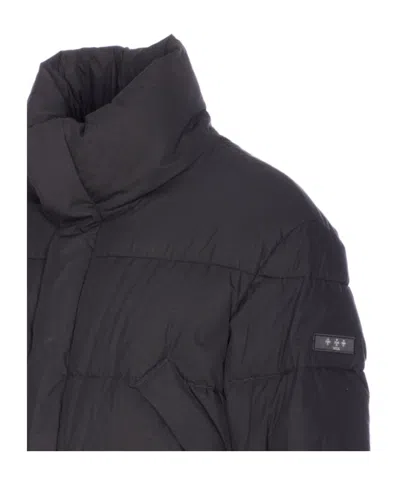 Tatras High Neck Quilted Jacket Pockets In Black