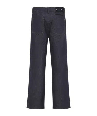Stone Island Belt Loop Jeans In Blue
