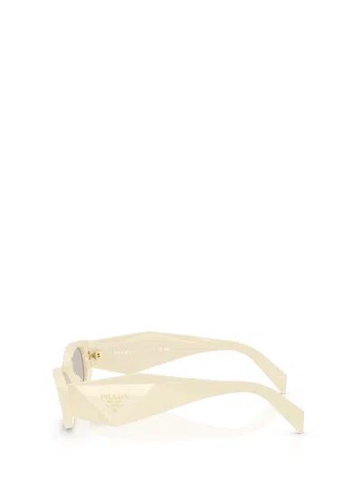 Prada 0pr B16s Angular Cat-eye Sunglasses In Neutral