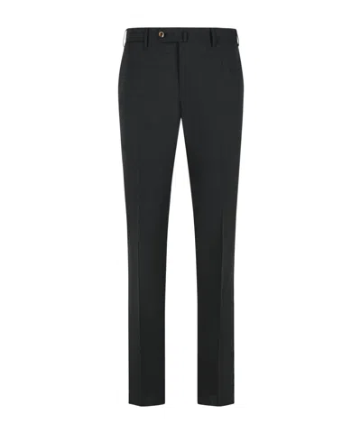 Pt01 Belt Loop Dress Trousers In Black