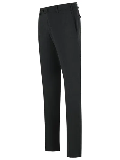 Pt01 Belt Loop Dress Trousers In Black