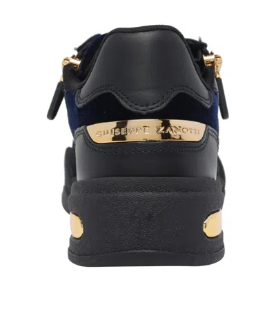 Giuseppe Zanotti Round-toe Low-top Casual Shoes In Black