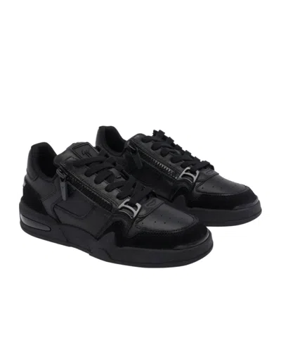 Giuseppe Zanotti Round-toe Low-top Casual Shoes In Black