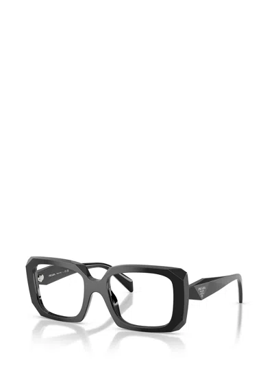 Prada Eyewear Square Frame Glasses In Black