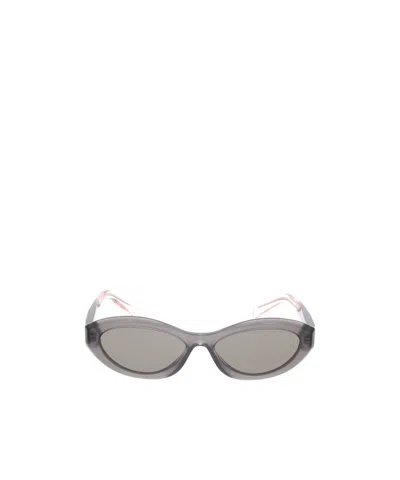 Prada Full Frame Sunglasses In Brown