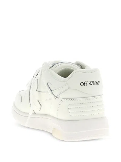 Off-white Low-top Calf Leather Sneakers In White