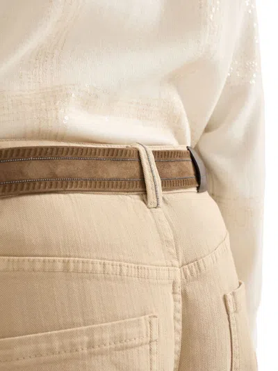 Brunello Cucinelli Multi-pocket Casual Pants In Neutral