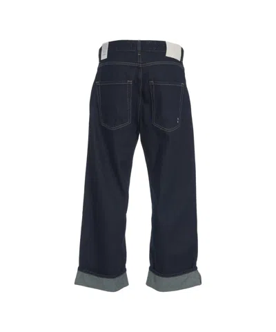Icon Denim Logo Denim Trousers In Blue