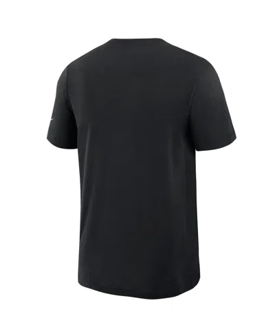 Fanatics Nike Men's Black Pittsburgh Steelers Left End Run Slub Performance T-shirt In Black