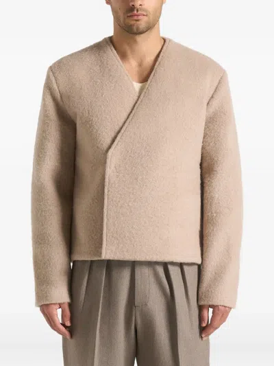 Manière De Voir Loris Jacket In Neutral