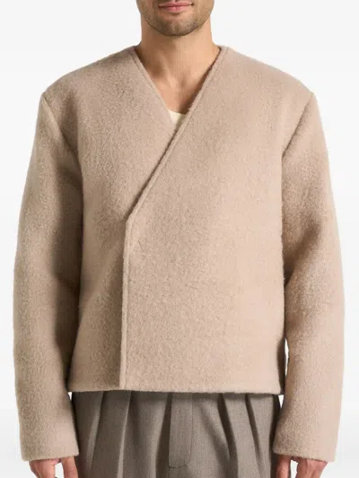 Manière De Voir Loris Jacket In Neutral