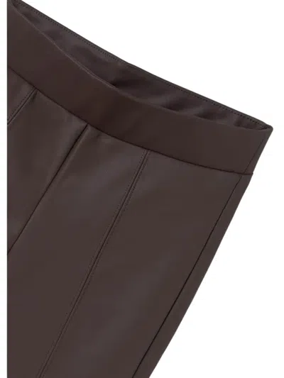 Mayoral Leather-effect Leggings In Brown