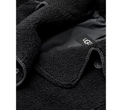 Ugg Sema Fluff Coat In Black