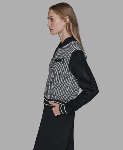 Karl Lagerfeld Cardigan Sweater In Multi